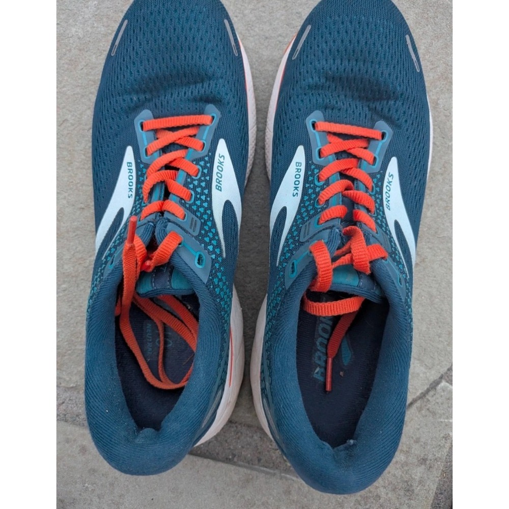Brooks Ghost 14 Titan Teal Flame Running Sneakers Gorpcore Men's 9
